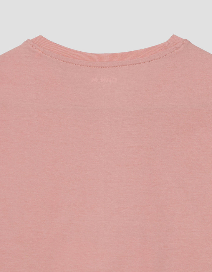 Little M Print Tee Love You Mom Kaos Anak Perempuan