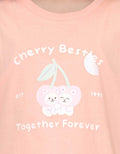 Little M Cherry Besties Kaos Anak Perempuan