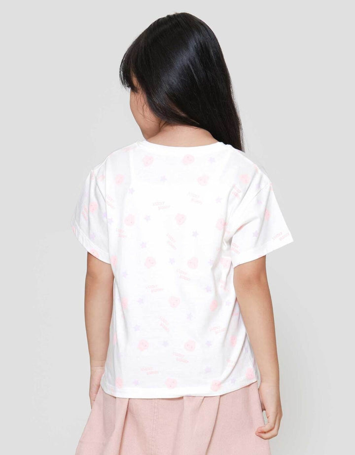 Little M Aop Rabbit Kaos Anak Perempuan