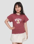 Little M Happy Bear Kaos Anak Perempuan