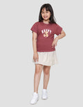 Little M Happy Bear Kaos Anak Perempuan