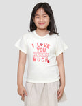 Little M Tee Aop Lemon Kaos Anak Perempuan