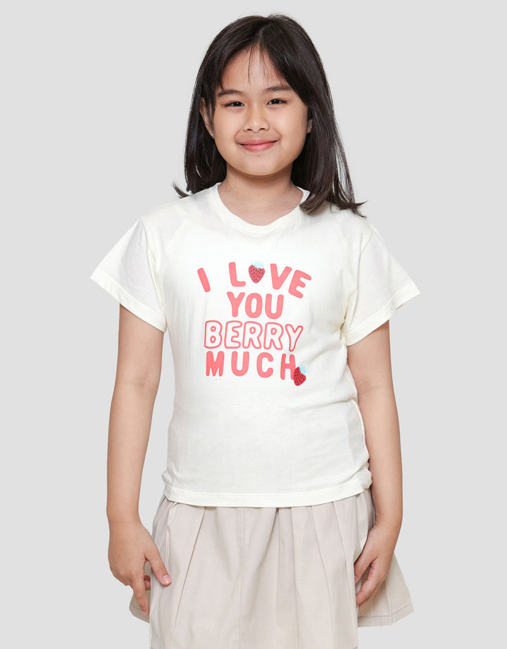 Little M Tee Aop Lemon Kaos Anak Perempuan