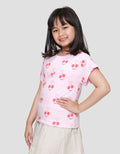 Little M Aop Cherry Kaos Anak Perempuan