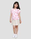 Little M Aop Cherry Kaos Anak Perempuan