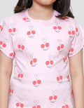 Little M Aop Cherry Kaos Anak Perempuan