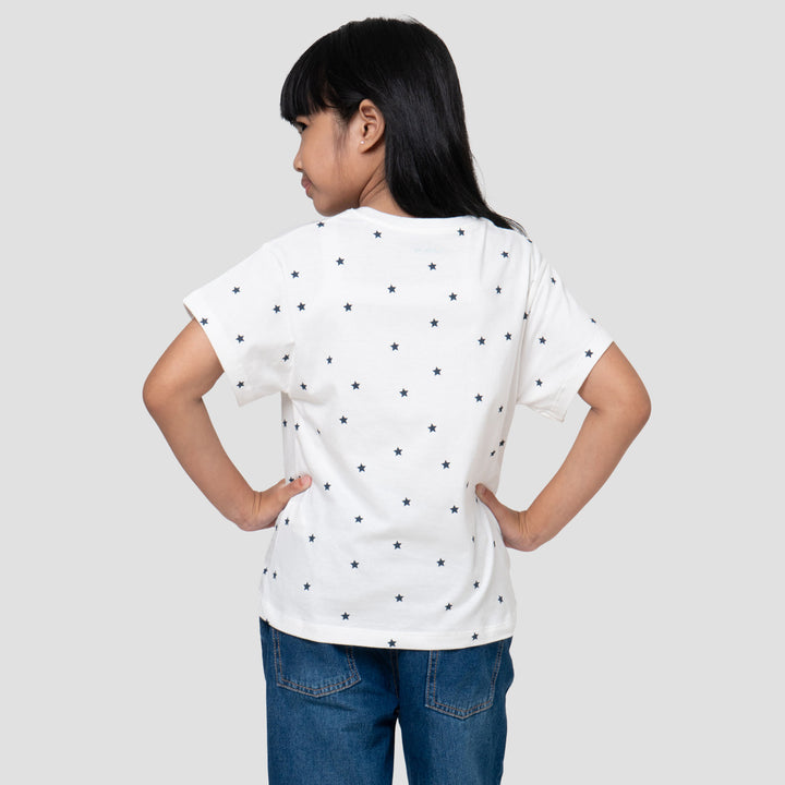 Little M Super Girl Kaos Anak Perempuan
