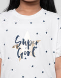 Little M Super Girl Kaos Anak Perempuan