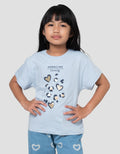 Little M Foil Heart Kaos Anak Perempuan