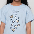 Little M Foil Heart Kaos Anak Perempuan