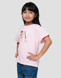 Little M Foil Cat Kaos Anak Perempuan