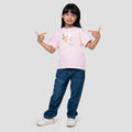 Little M Foil Cat Kaos Anak Perempuan
