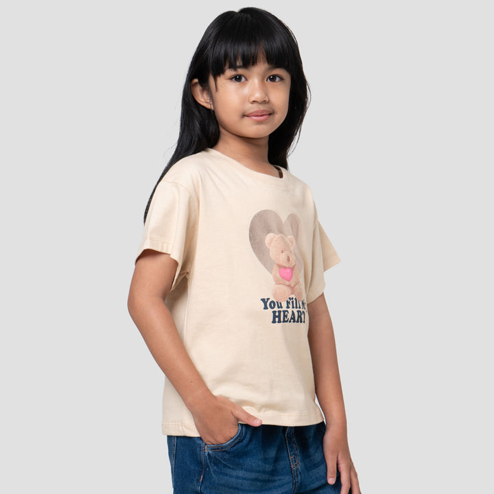 Little M Foil Bear Kifoil Kaos Anak Perempuan