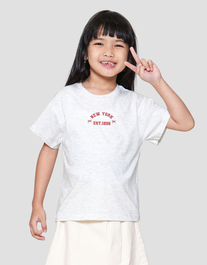 Little M Tee Ny Est Kaos Anak Perempuan