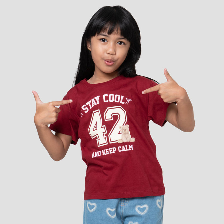 Little M Number Kaos Anak Perempuan