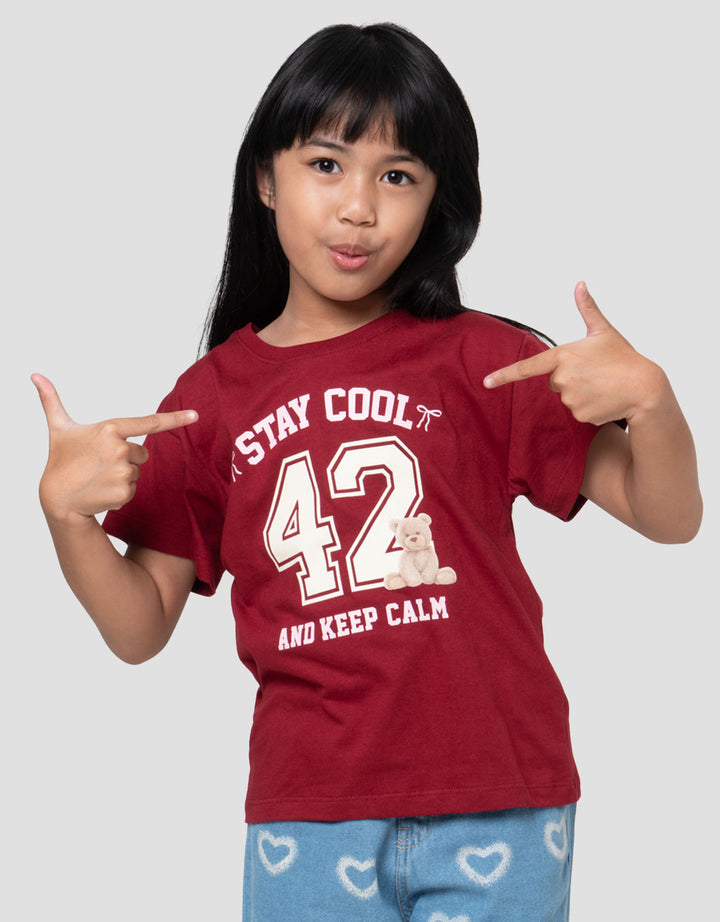 Little M Number Kaos Anak Perempuan