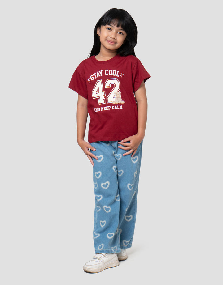 Little M Number Kaos Anak Perempuan