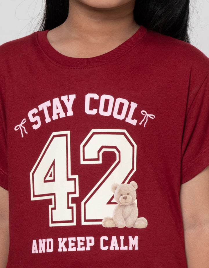 Little M Number Kaos Anak Perempuan