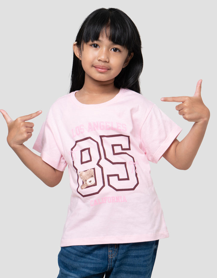 Little M Ki Simply Number Kaos Anak Perempuan