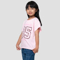 Little M Ki Simply Number Kaos Anak Perempuan