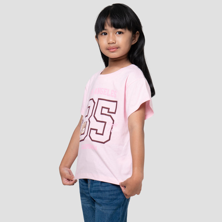 Little M Ki Simply Number Kaos Anak Perempuan