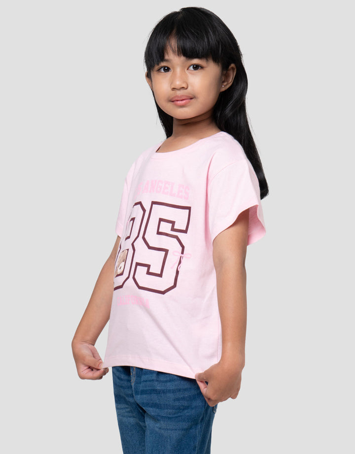 Little M Ki Simply Number Kaos Anak Perempuan