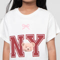 Little M Ny Bear Kaos Anak Perempuan