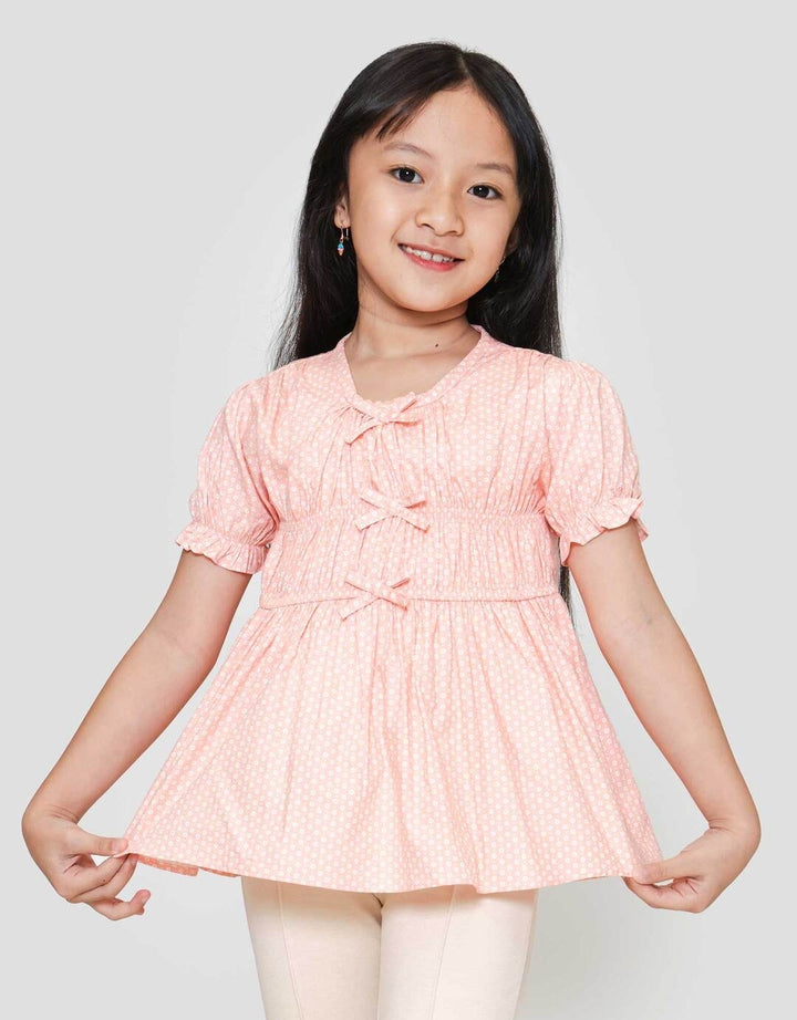 Little M Polkadot Blouse Anak Perempuan