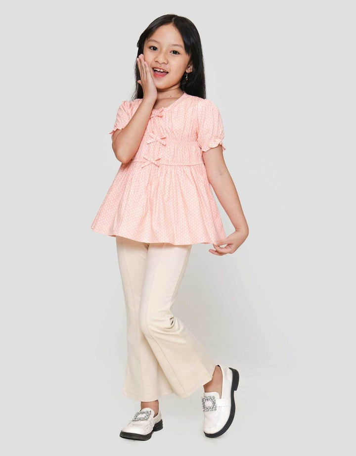 Little M Polkadot Blouse Anak Perempuan