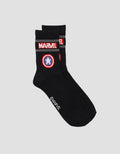 Marvel Logo Captain America Kaos Kaki Anak Laki-laki