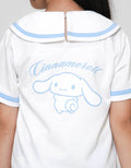 Character Cinnamoroll Sailor Collar Kaos Anak Perempuan