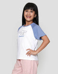 Character Cinnamoroll Raglan Kaos Anak Perempuan