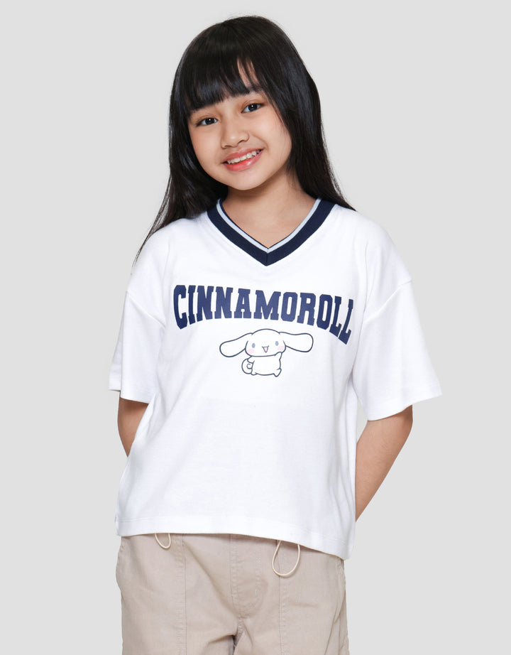 Character Cinnamoroll Rib Kaos Anak Perempuan