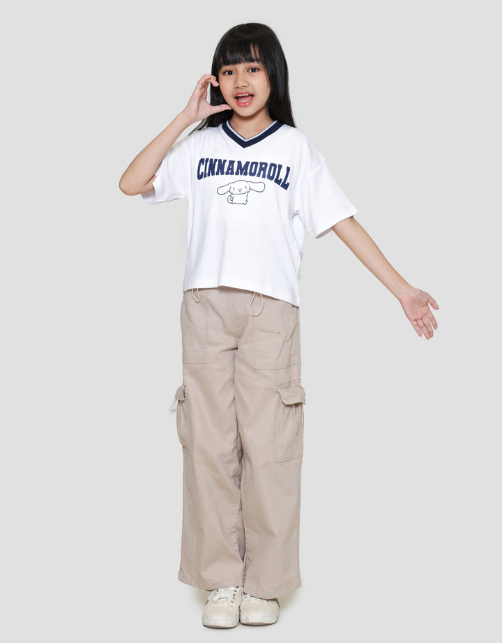 Character Cinnamoroll Rib Kaos Anak Perempuan