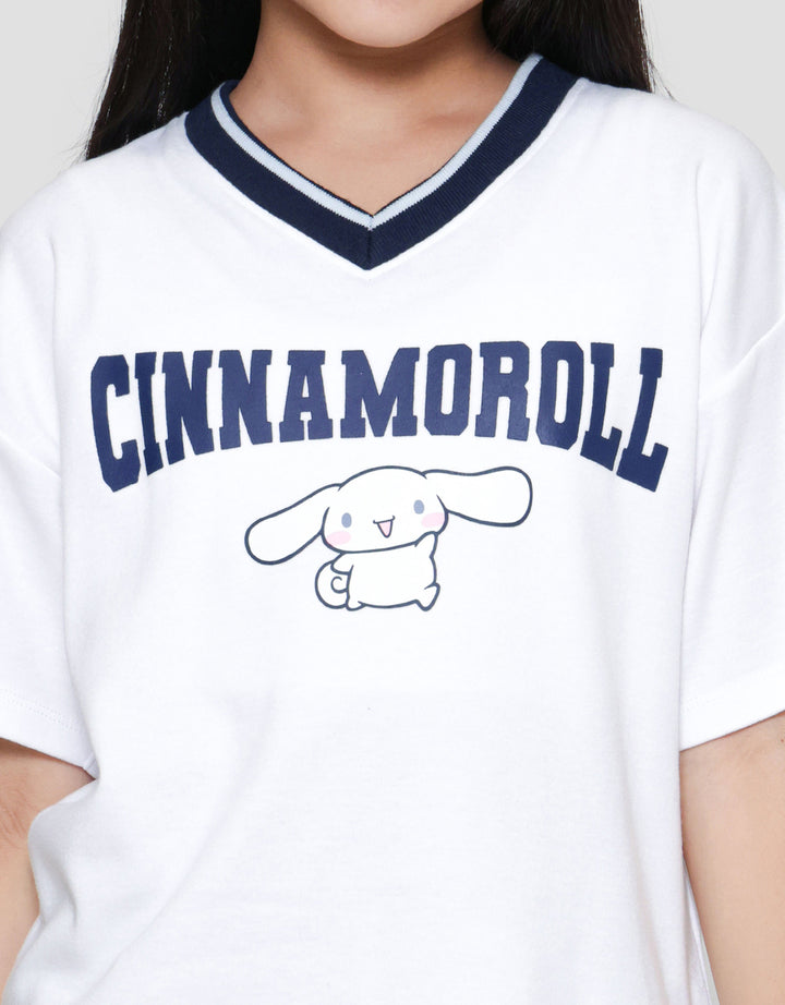 Character Cinnamoroll Rib Kaos Anak Perempuan