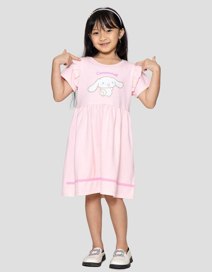 Character Cinnamoroll Midi Dress Anak Perempuan
