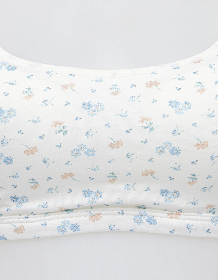 Nevada Mini Set Training Print Flower Bra Wanita