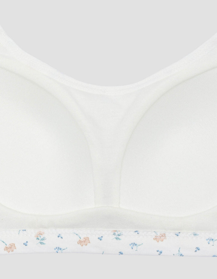 Nevada Mini Set Training Print Flower Bra Wanita