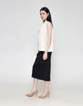 ZES Drappy Neck Blouse Wanita MPRWT016