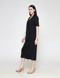 ZES Lengan Pendek Blazer Wanita MPROW004