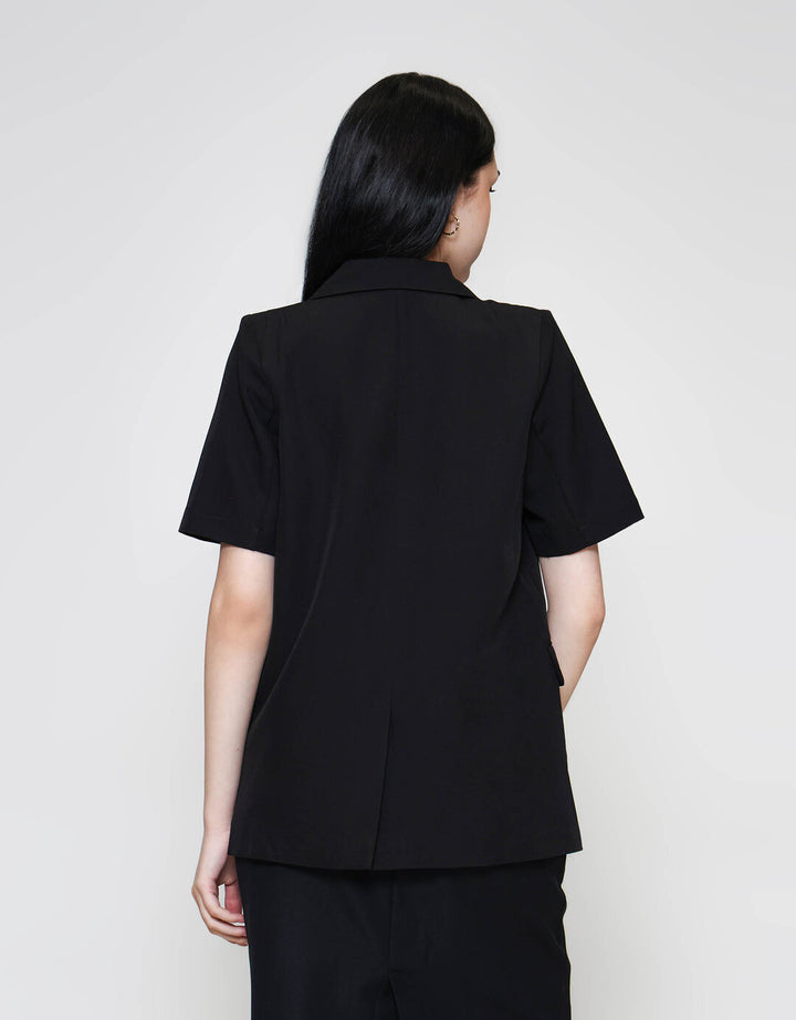 ZES Lengan Pendek Blazer Wanita MPROW004