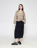 ZES Jaket Crop Wanita MPROW005