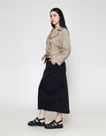 ZES Jaket Crop Wanita MPROW005