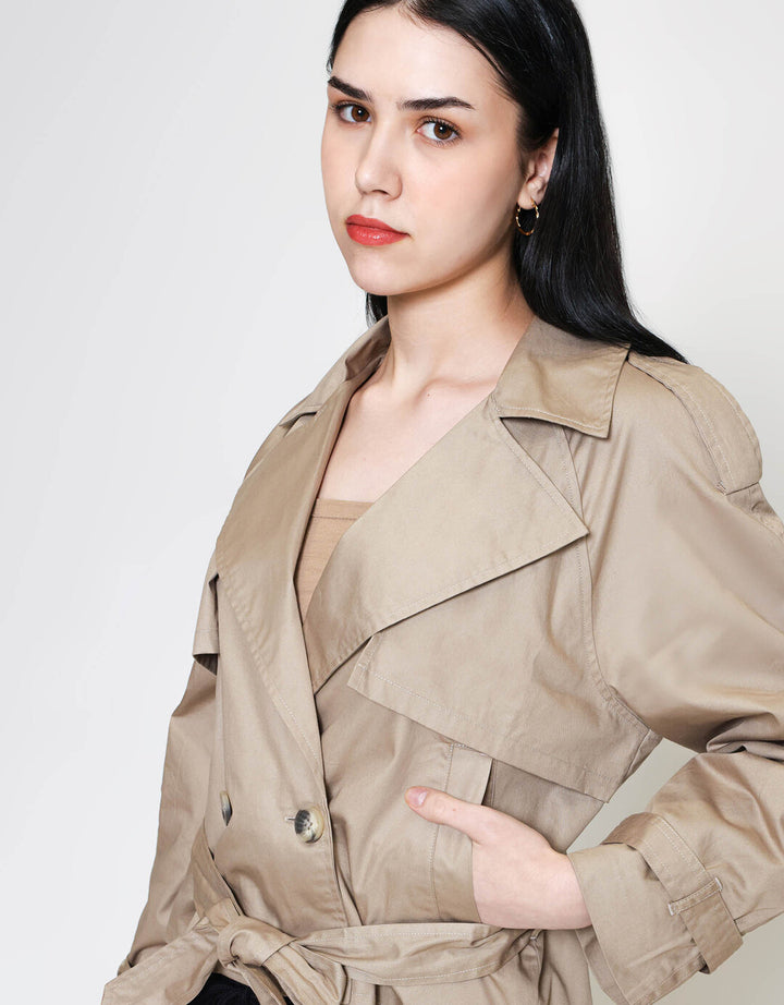 ZES Jaket Crop Wanita MPROW005