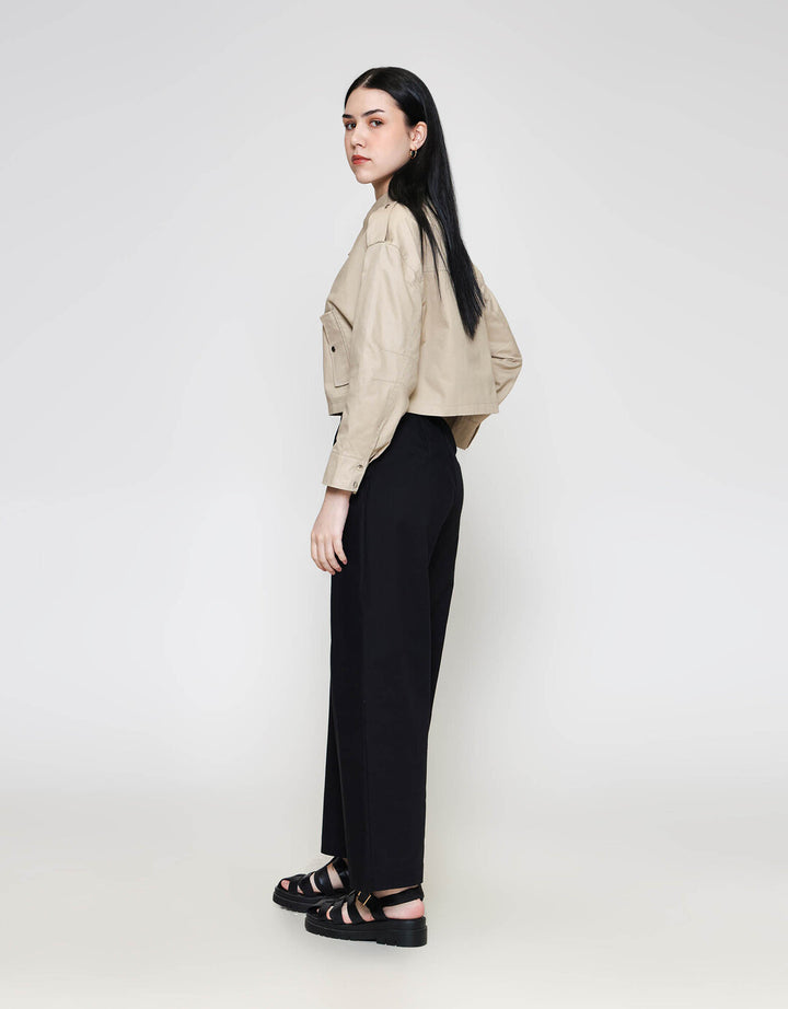 ZES Simply Jaket Crop Wanita MPROW006
