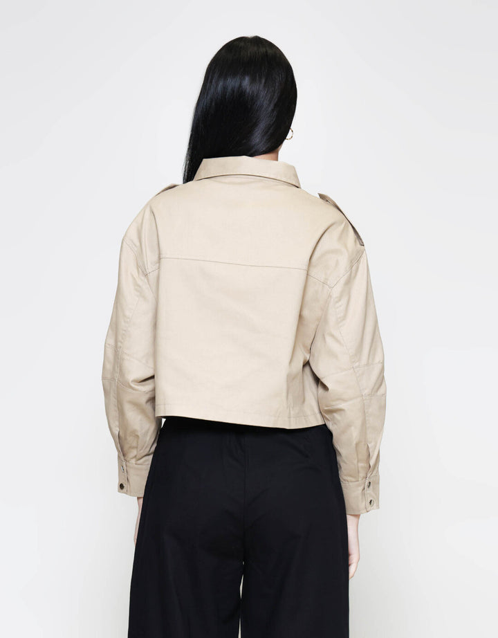 ZES Simply Jaket Crop Wanita MPROW006