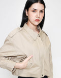 ZES Simply Jaket Crop Wanita MPROW006