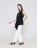 ZES Flowey With Belt Vest Wanita MPROW007