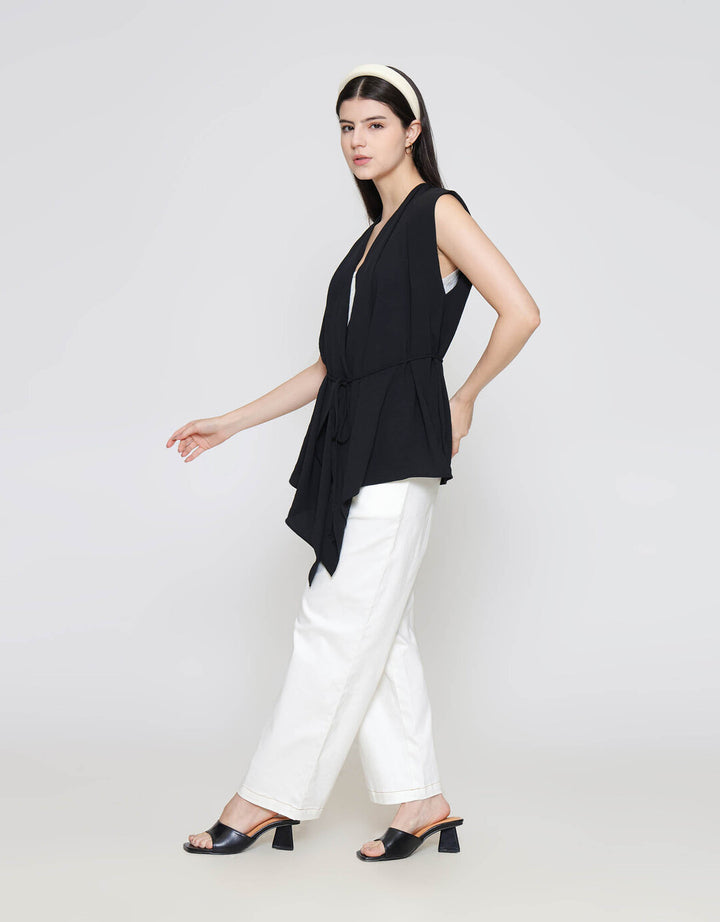 ZES Flowey With Belt Vest Wanita MPROW007