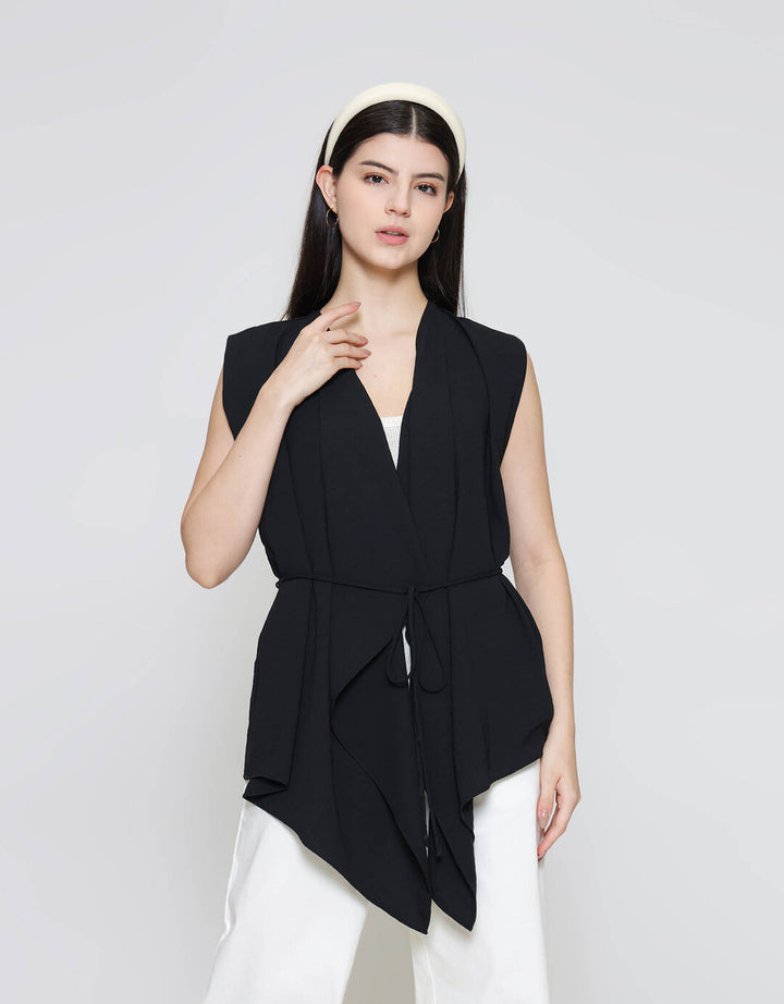 ZES Flowey With Belt Vest Wanita MPROW007